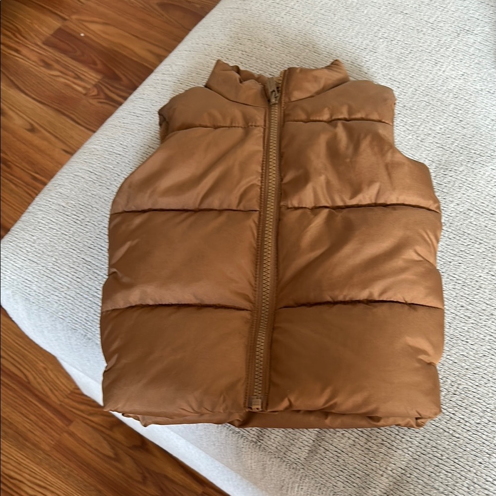 Old Navy Brown Quilted Puffer Vest for Layering